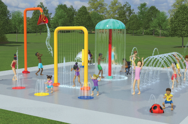 Construction Begins On The New Jubilee Park Splash Pad Horowhenua   Splash Pad 