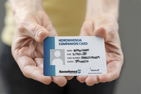 Horowhenua Companion Card.