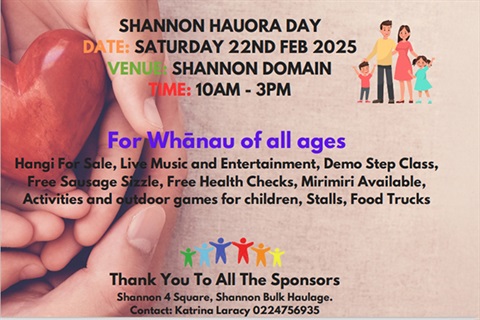 Shannon Hauora Day.