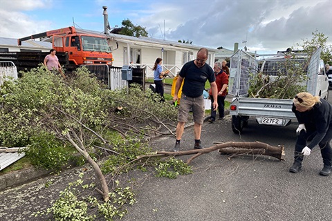 Levin Tornado - 20 May 2022 - Clean Up.