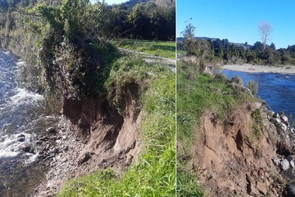 Florida Road erosion.