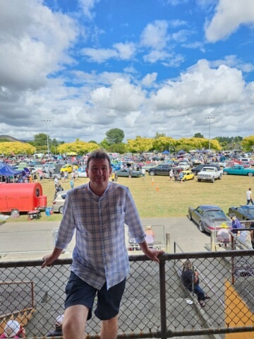 Mayor Bernie at Shannon Spectacular Car and Bike Show.