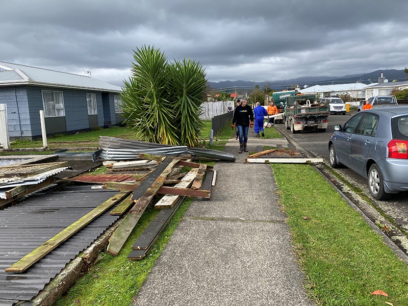 Levin Tornado - 20 May 2022 - Clean Up.