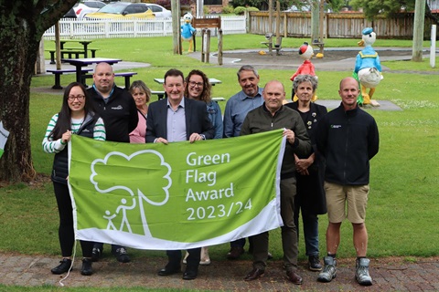 Green Flag Award - Jubilee Park, Levin